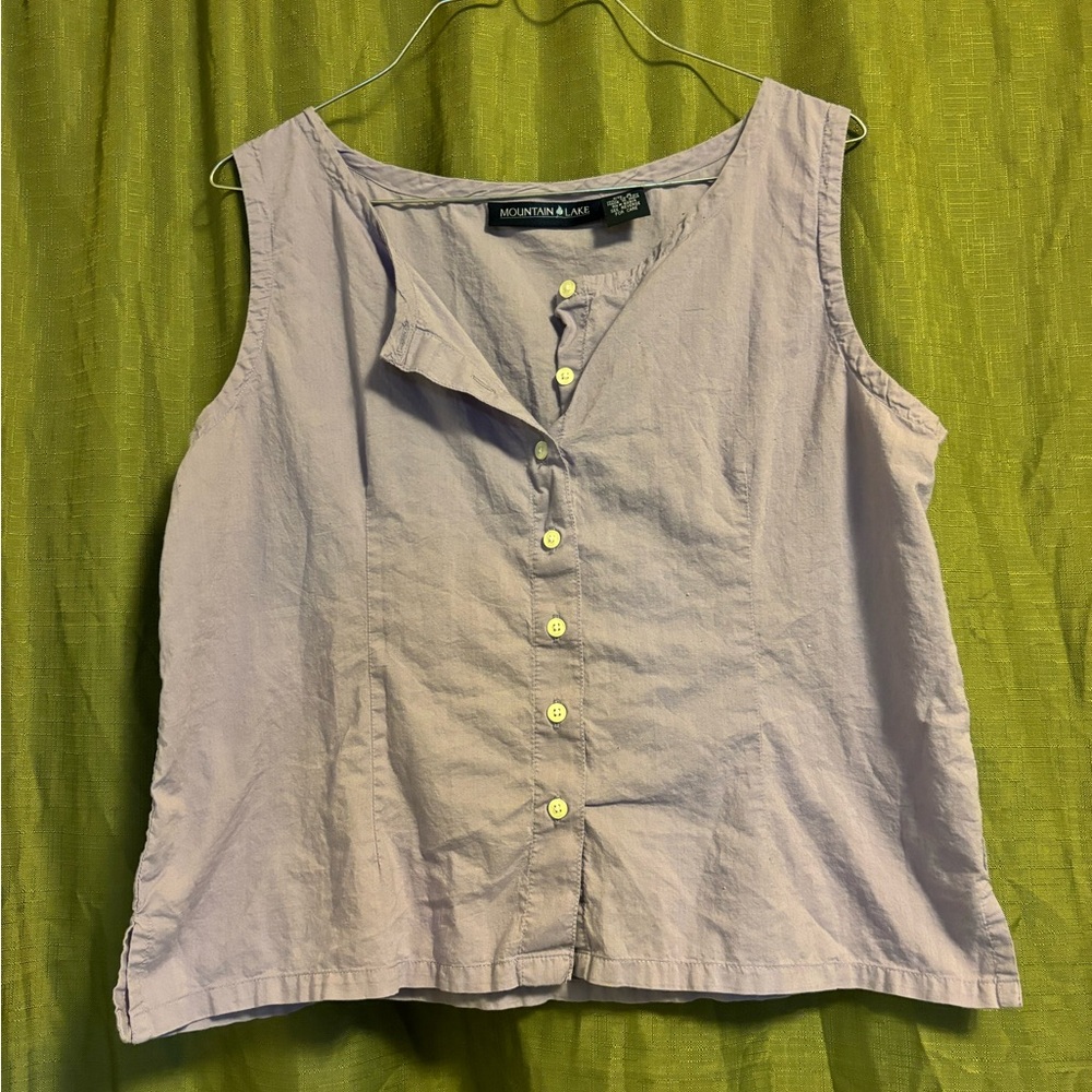 Vintage Pastel Purple Top